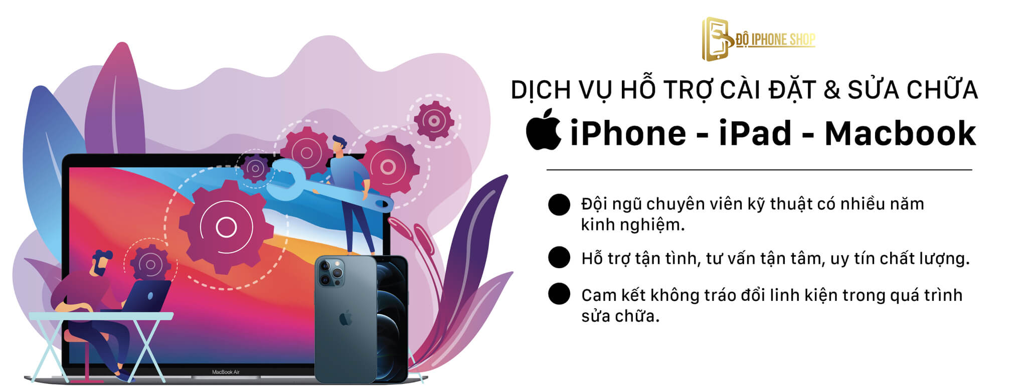 Địa chỉ sửa chữa iphone uy tín ở Hà Nội