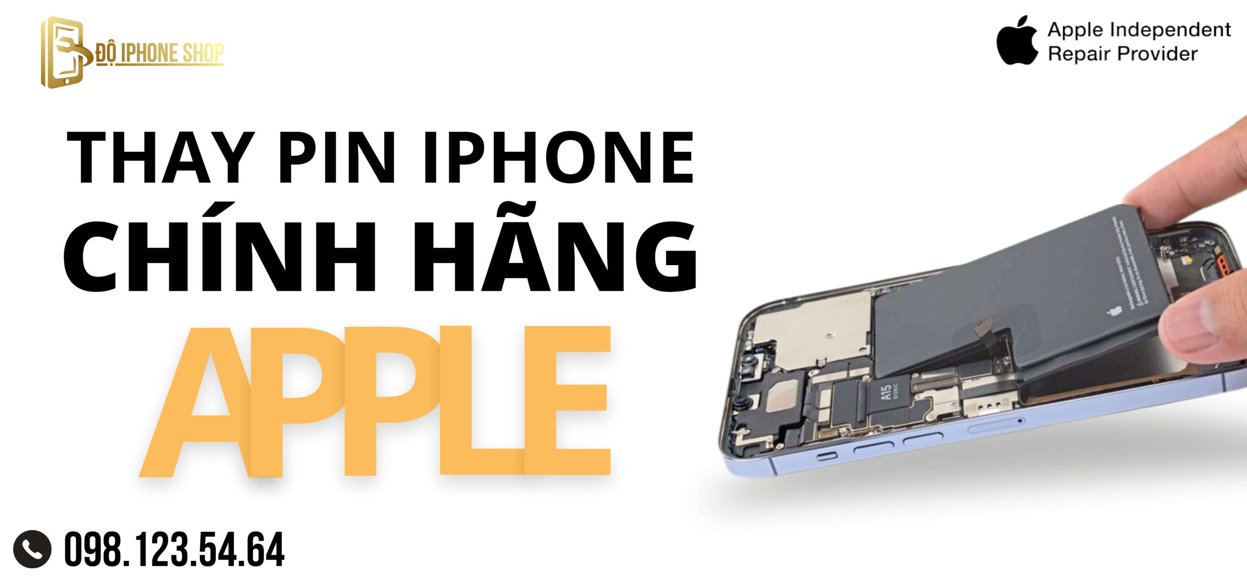 Thay pin iphone chính hãng 100% tại Độ iPhone Shop